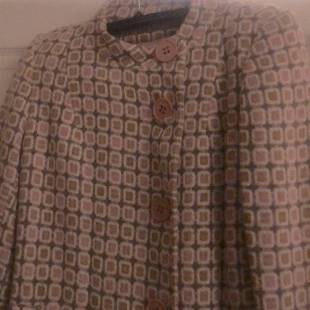 Marvin Richards Mod Print Three-quarter Coat